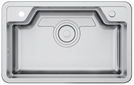 Chậu rửa bát 1 hộc inox SUS304 EUROGOLD EUC88050GA