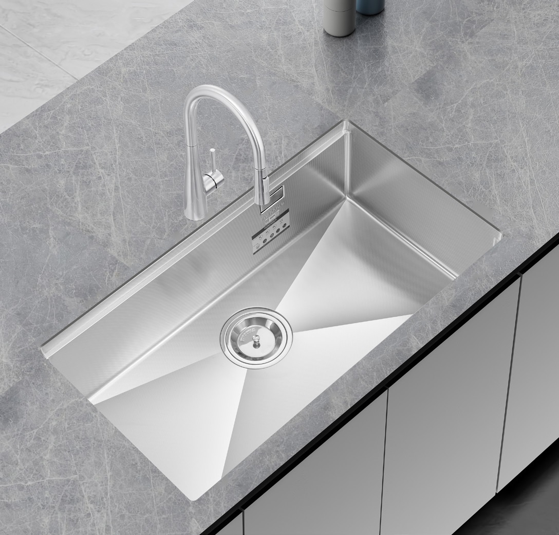 Chậu rửa bát 1 hộc inox SUS304 EUROGOLD EUS18045GB EUC18045LB