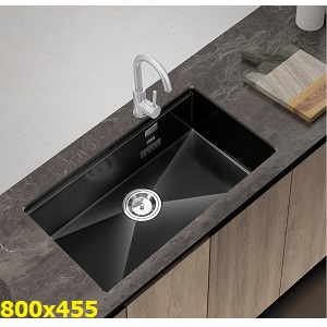 Chậu rửa bát 1 hộc inox SUS304 EUROGOLD EUC18045LD