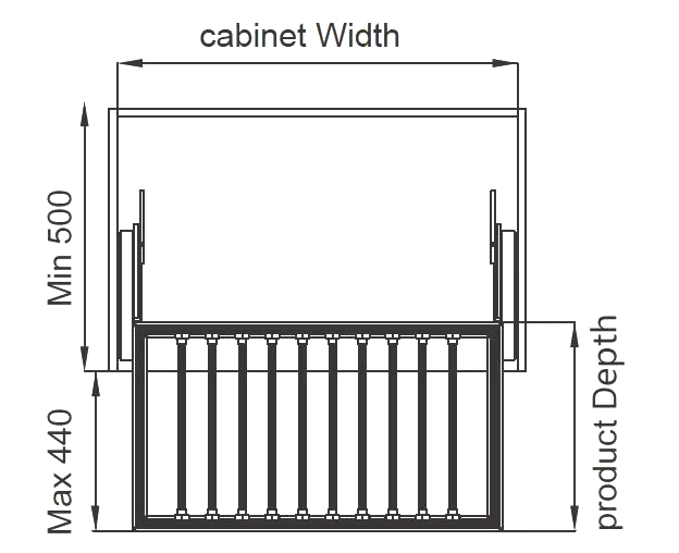 Kệ vắt quần âu EUROGOLD ray giảm chấn EAB4160 EAB4170 EAB4180 EAB4190