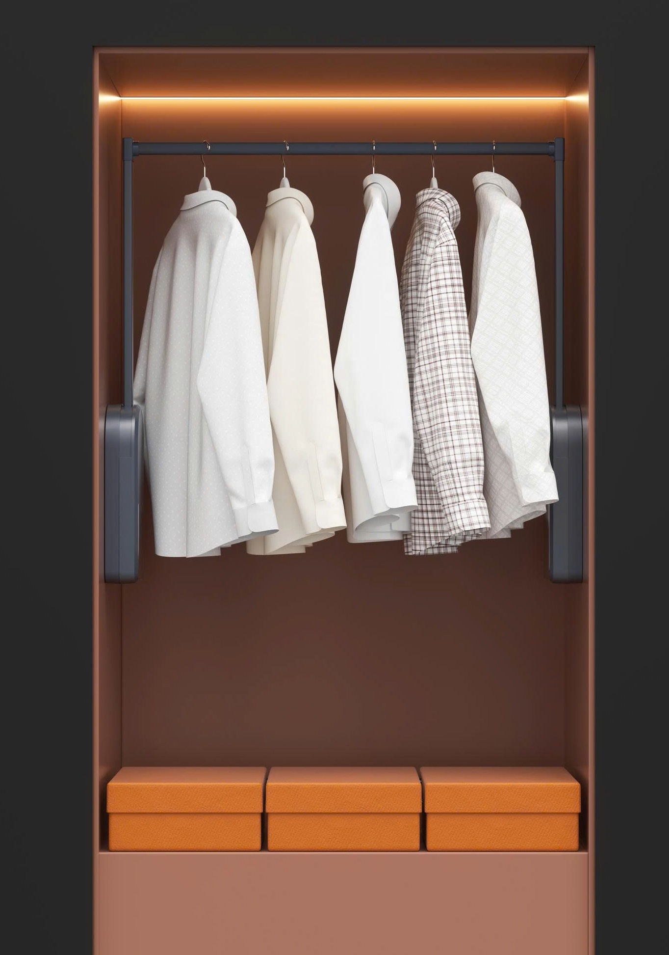 Kệ treo quần áo nâng hạ điện Eurogold EAS1200G EAS1200P