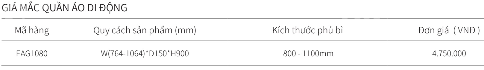 Kệ treo quần &aacute;o n&acirc;ng hạ di động EUROGOLD EAG1080