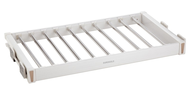 Kệ vắt quần âu EUROGOLD ray giảm chấn EUA4160 EUA4170 EUA4180 EUA4190