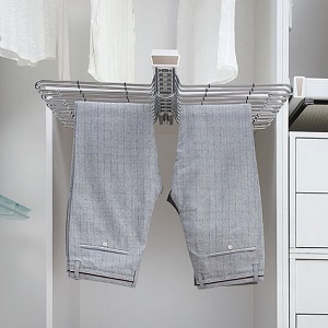 Kệ vắt quần âu đôi ray giảm chấn EUROGOLD EUA7120