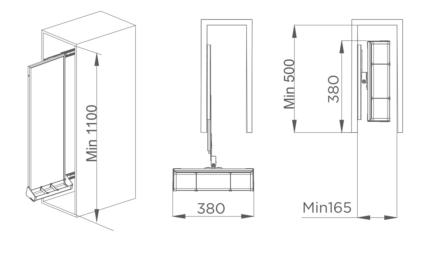 Gương xoay to&agrave;n th&acirc;n Higold Series A 703565-S