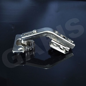 Bản lề nối cánh Garis Hamburg GH03, góc mở 135 độ, thép mạ NICKEL