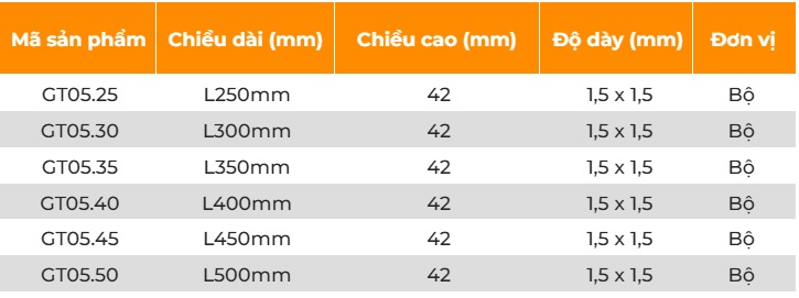 Ray &acirc;m giảm chấn Garis Dresden GT05, mở 3/4, th&eacute;p mạ kẽm