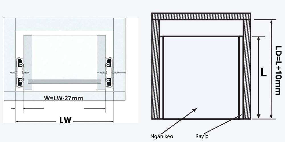 Ray bi giảm chấn liền Garis Bremen GT04SC, 3 lớp, th&eacute;p sơn tĩnh điện