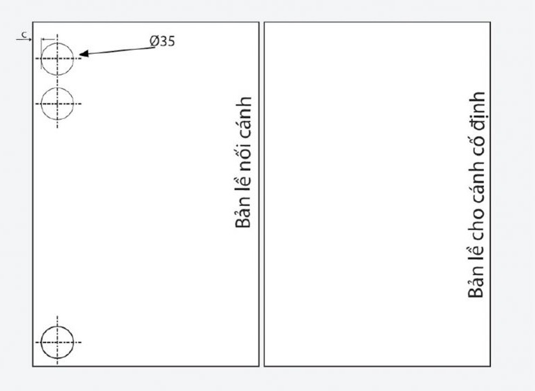 Ray trượt cửa l&ugrave;a c&aacute;nh gập Garis GR68