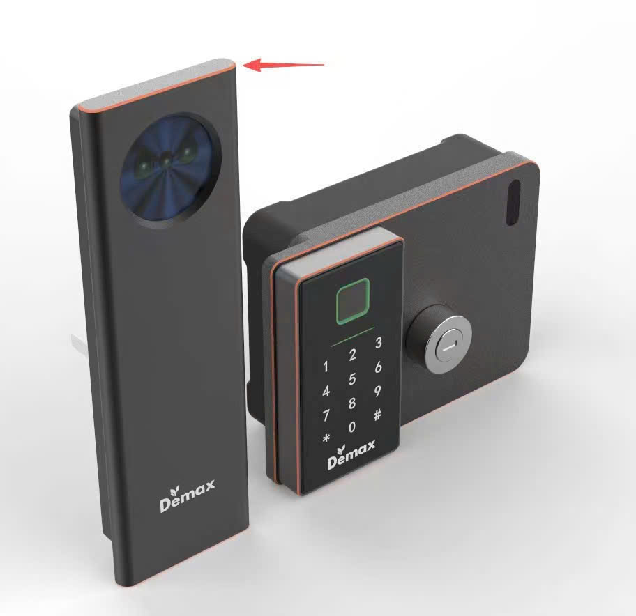 Khóa cửa thông minh nhận diện khuôn mặt dành cho cửa cổng Demax EL-G908AC CNC