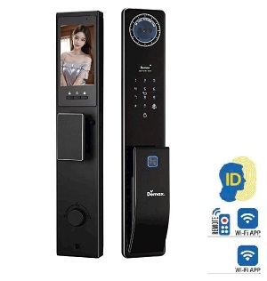 Khóa thông minh nhận diện khuôn mặt Demax EL-C910 BN CNC Face ID-3D