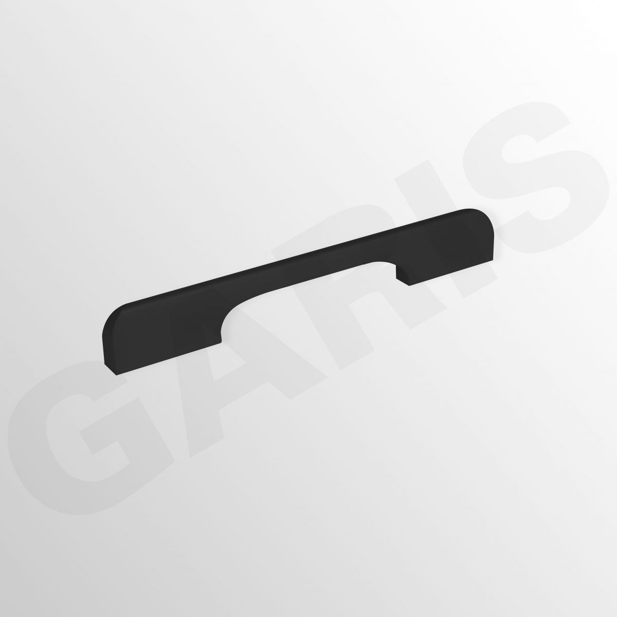 Tay nắm hợp kim nhôm, màu đen mờ Garis GH61B