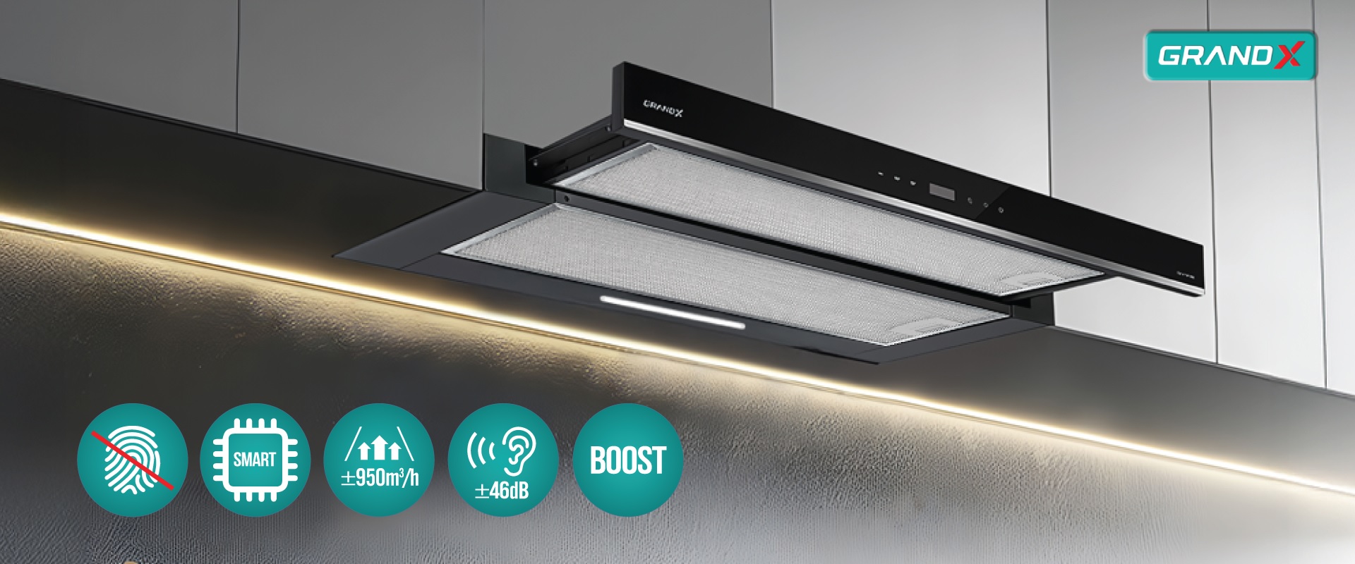 M&aacute;y h&uacute;t m&ugrave;i &acirc;m tủ 70cm Grand X GX H70F56B