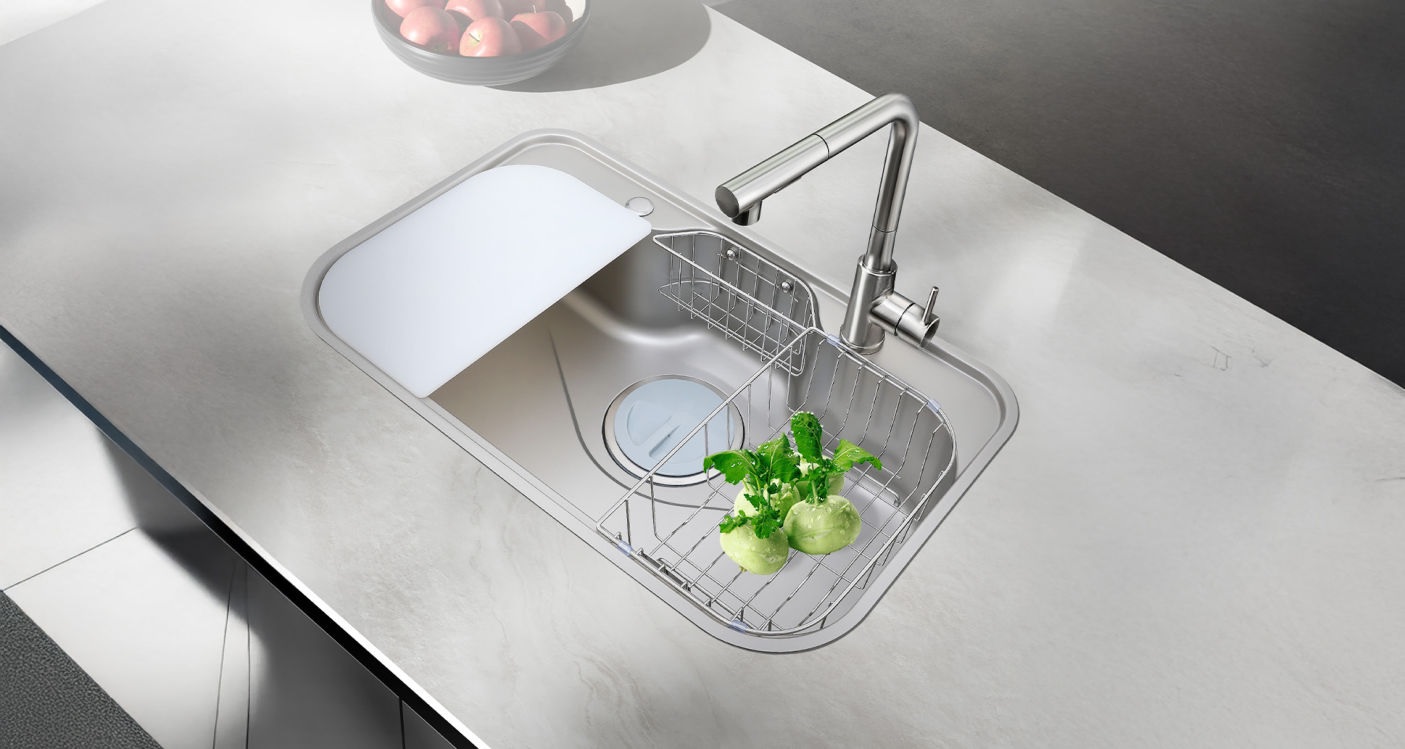 Chậu rửa b&aacute;t 1 hộc Grand X GX 7848JP Hikari