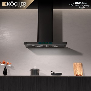 Máy hút mùi chữ T Kocher LUVIA BLACK