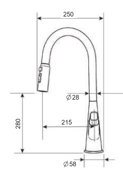 Vòi rút nóng lạnh Grand X GXF18 Dual Spray