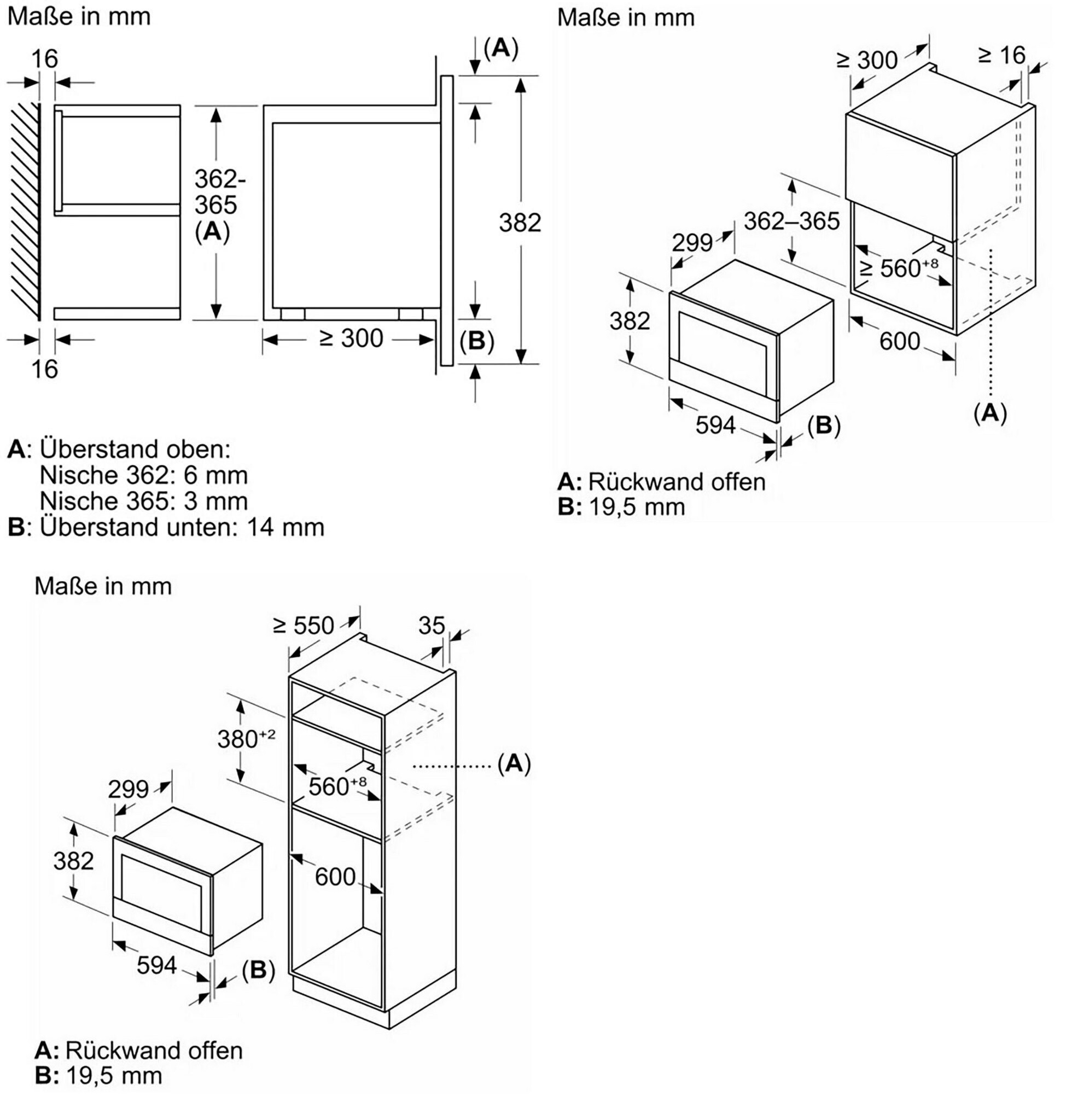 Lò vi sóng âm tủ Bosch BER7321B1 Serie 8
