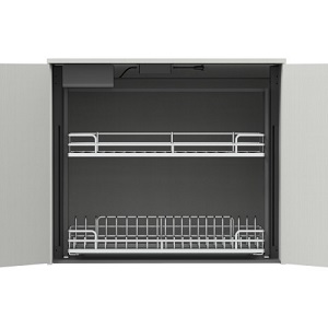 Kệ bát đĩa nâng hạ điện Inox Sus304 Nan Oval GRAND X Moonlight Series XL.70R XL.80R XL.90R