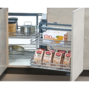 Kệ góc liên hoàn Inox Sus304 nan Oval GRAND X Moonlight Series XMC.45S2