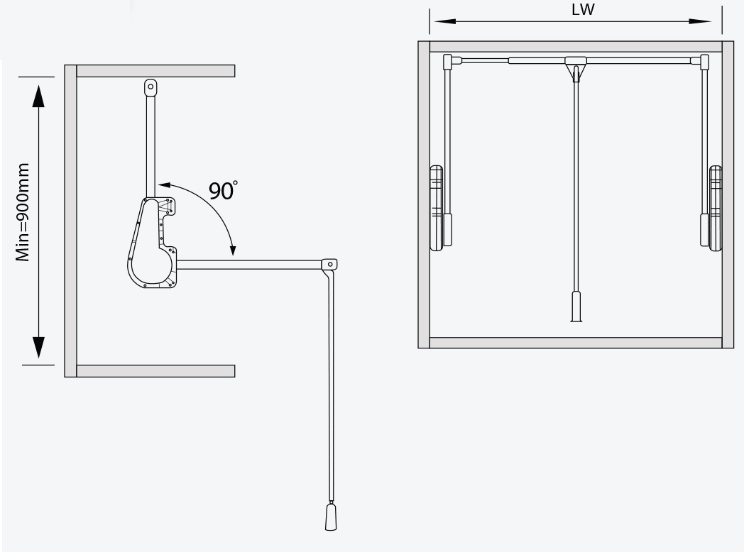 Kệ treo quần áo di động GARIS GWR34