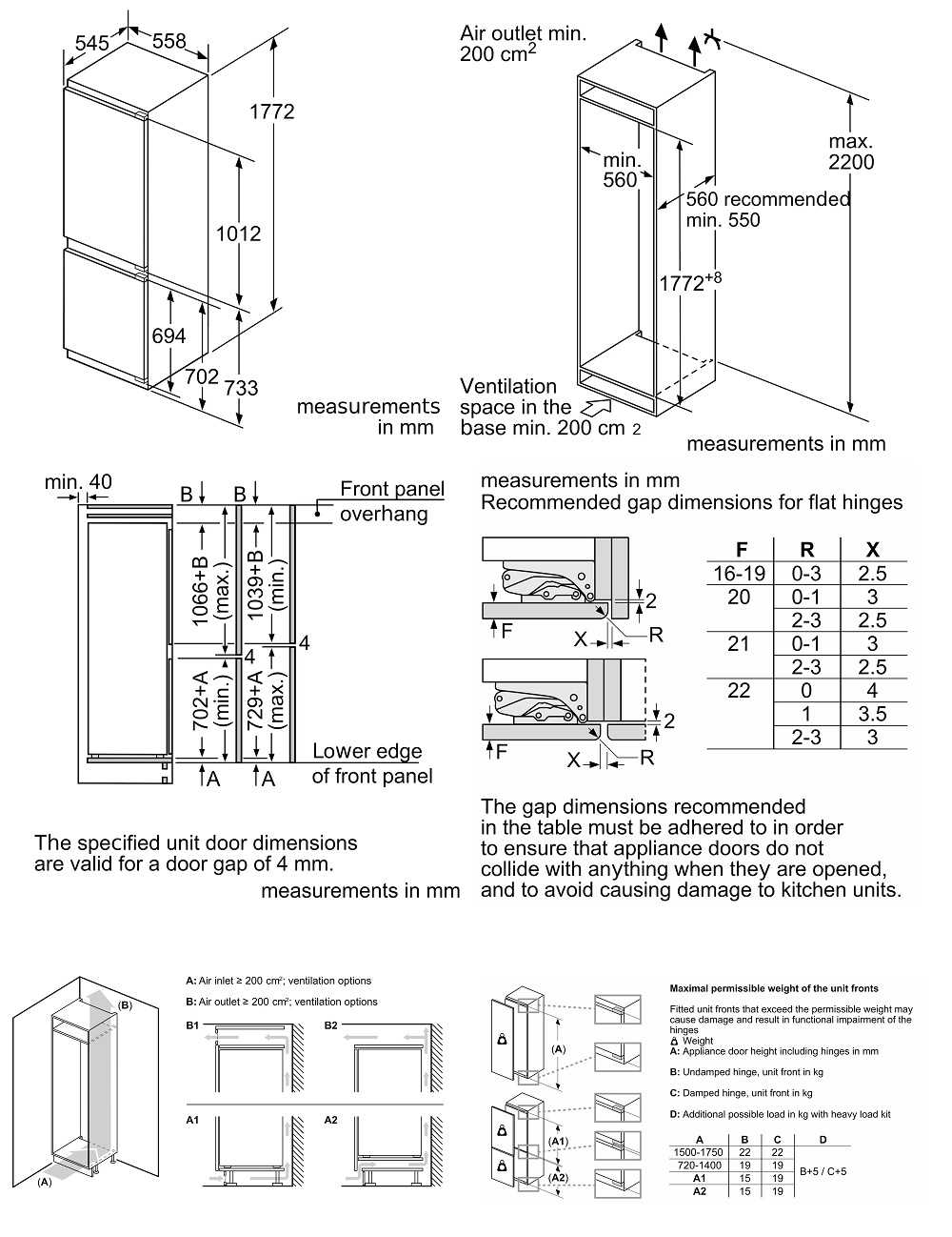 Tủ lạnh âm tủ Bosch KIN86AF30O Series 6