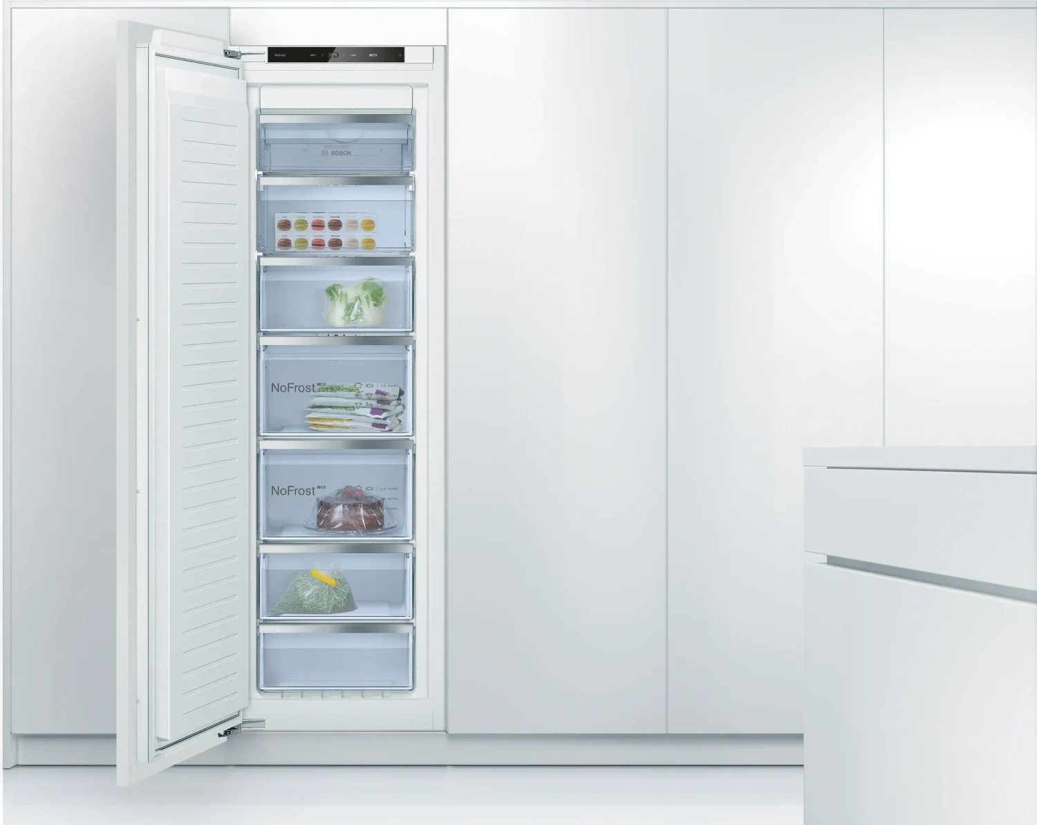 Tủ đ&ocirc;ng lắp &acirc;m Bosch GIN81ACE0 Serie 6