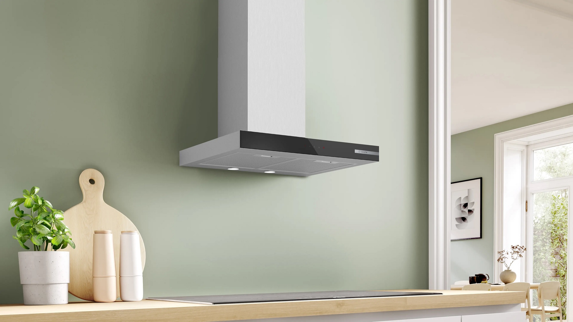 Máy hút mùi chữ T Bosch DWB67BK61T Series 4