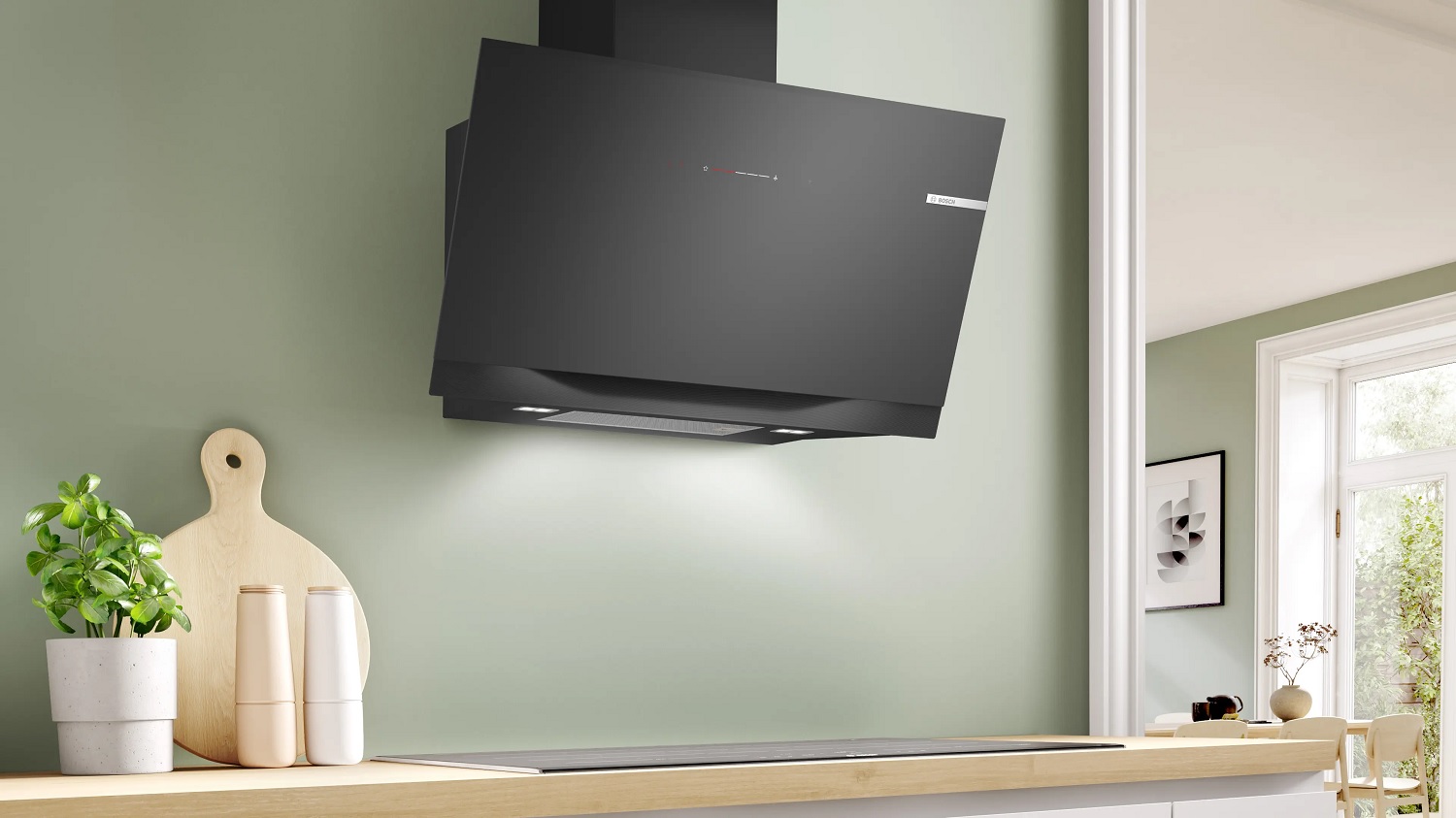 M&aacute;y h&uacute;t m&ugrave;i k&iacute;nh v&aacute;t 90cm Bosch DWK91LT60 Series 8