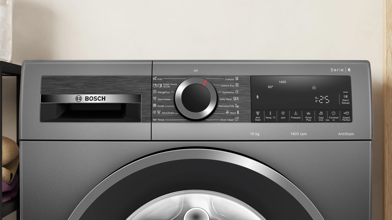 Máy giặt Bosch 10kg WGG25401SG Series 6
