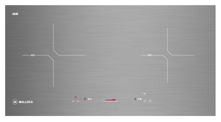 Bếp từ 2 vùng nấu 72cm Malloca MH02IS