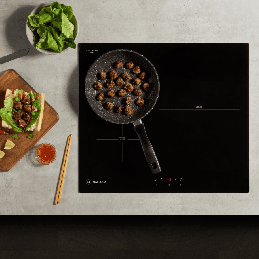 Bếp từ 3 vùng nấu 59cm Malloca MH5903IN