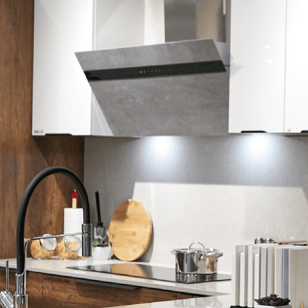 Máy hút mùi áp tường dạng nghiêng 90cm Malloca VITA V13GRES