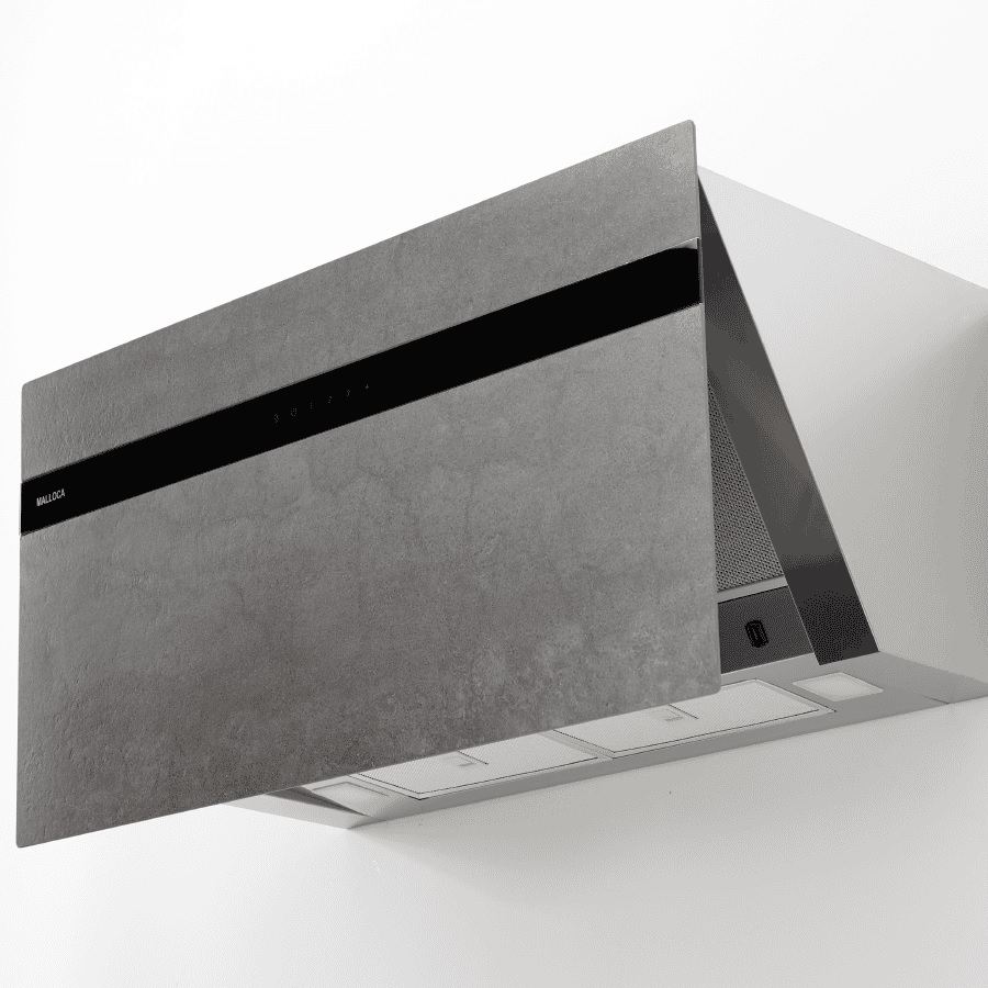 Máy hút mùi áp tường dạng nghiêng 90cm Malloca VITA V13GRES