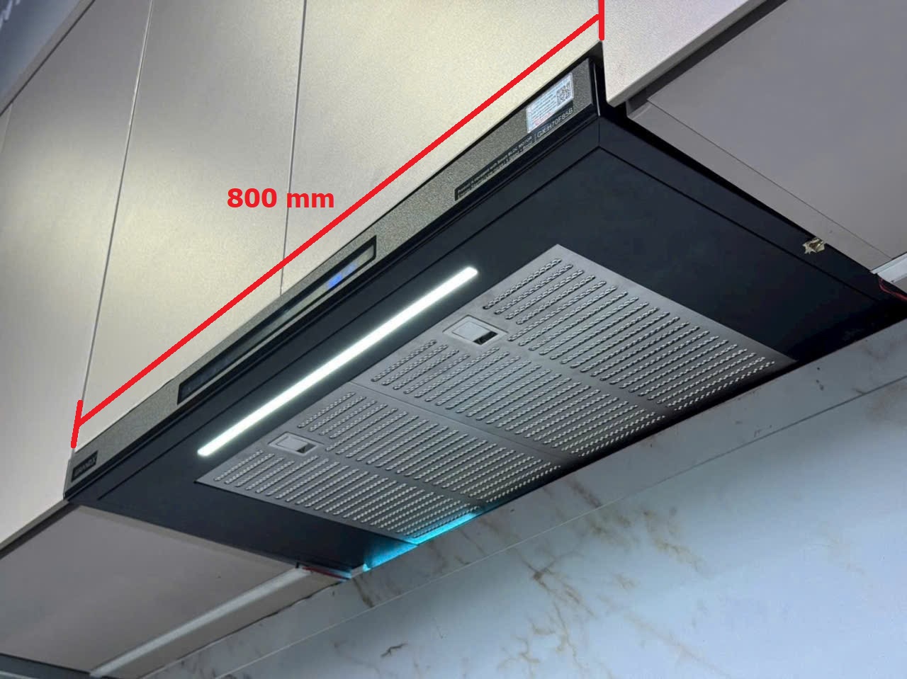 Máy hút mùi âm tủ 80cm GrandX GX H80F85B – Giải pháp hoàn hảo cho căn bếp hiện đại