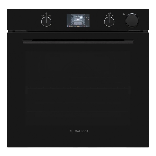 Lò nướng âm tủ 60cm bù ẩm thủy phân dung tích 75L Malloca MSOB75TFT