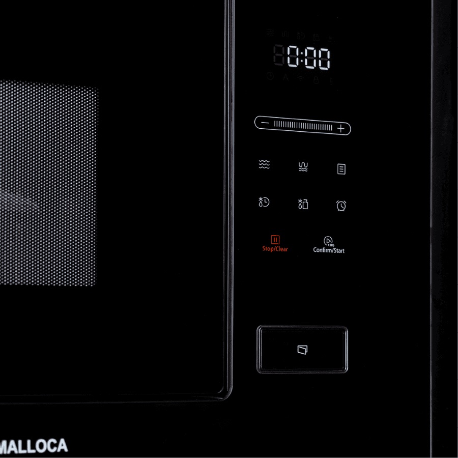 Lò vi sóng âm tủ không đĩa xoay dung tích 25L Malloca MW925BF