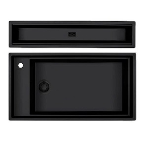 Chậu rửa chén đá granite 1 hố kích thước 86cm Malloca MYSTK86SK86L