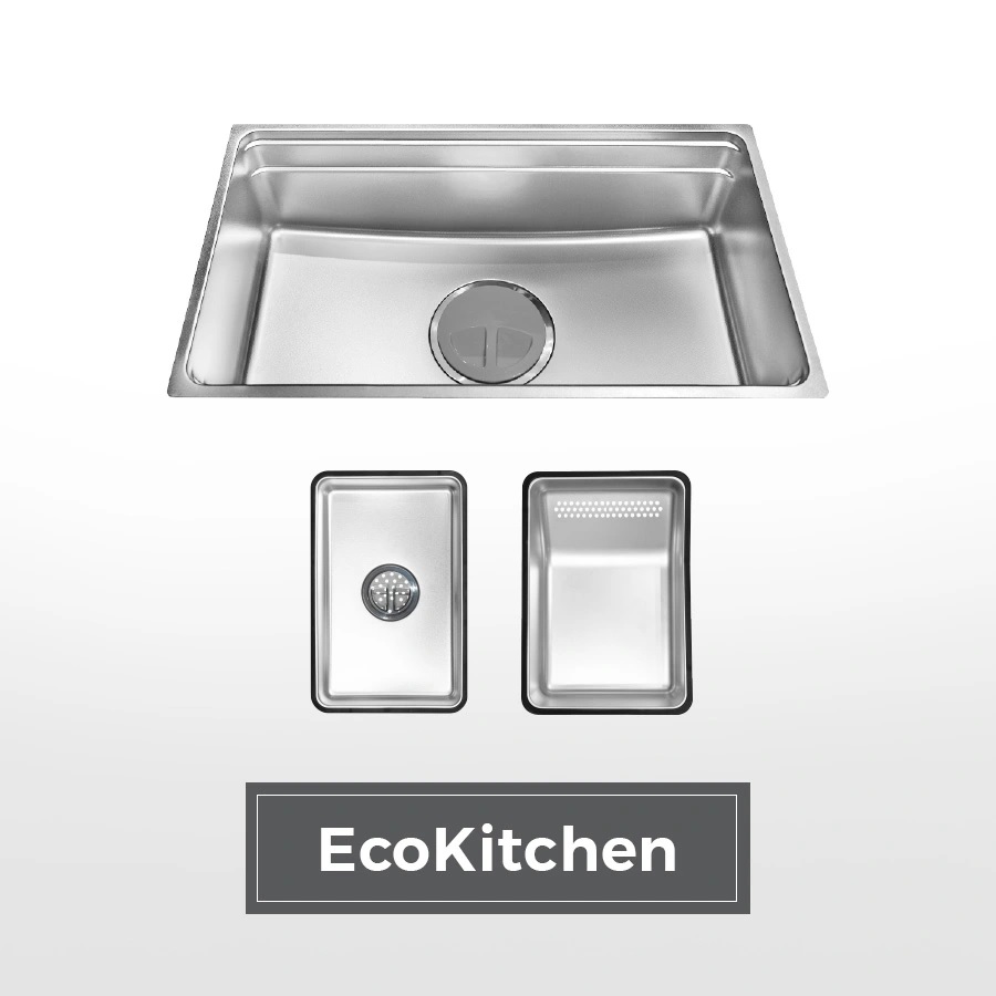 Chậu rửa chén 1 hố inox 304 kích thước 76cm Malloca LINEN MS7643SS