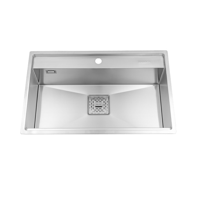 Chậu rửa chén 1 hố Inox 304 kích thước 75cm Malloca MS6302ST