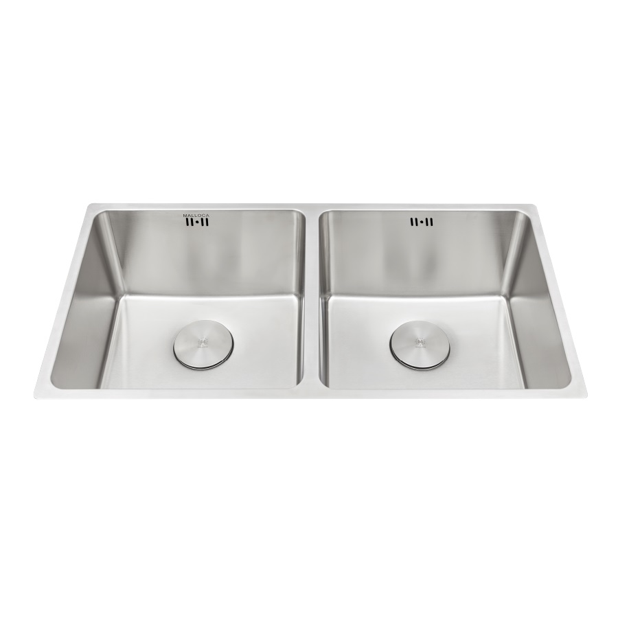 Chậu rửa chén 2 hố Inox 304 kích thước 75cm Malloca MS6075