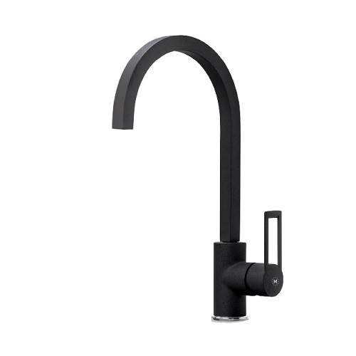 Vòi rửa chén nóng lạnh đồng thau sơn phủ Malloca MF040
