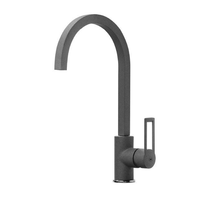 Vòi rửa chén nóng lạnh đồng thau sơn phủ Malloca MF073