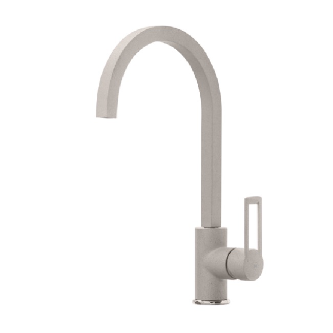 Vòi rửa chén nóng lạnh đồng thau sơn phủ Malloca MF043