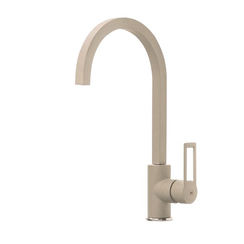 Vòi rửa chén nóng lạnh đồng thau sơn phủ Malloca MF062