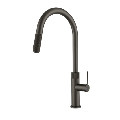 Vòi rửa chén nóng lạnh đồng thau mạ PVD Titan Malloca K1090BS