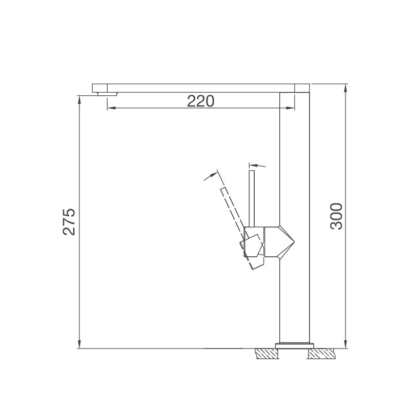 Vòi rửa chén nóng lạnh Inox 304 Malloca K061SS
