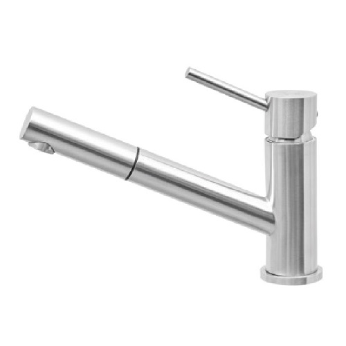 Vòi rửa chén nóng lạnh dây rút Inox 304 Malloca K110SS