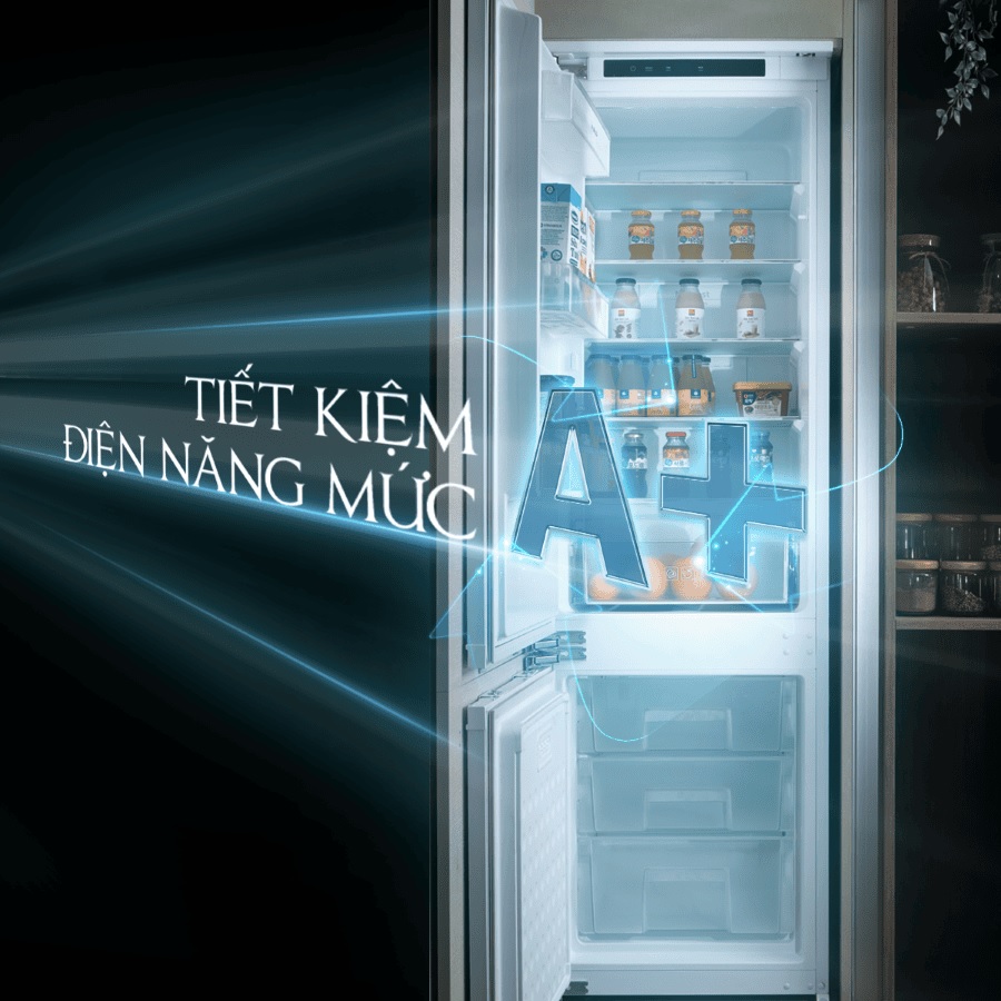 Tủ lạnh âm tủ 54cm 236L Malloca MF246EBI