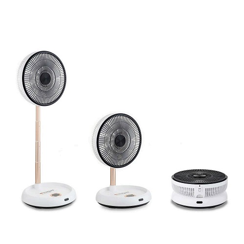 Quạt tích điện gấp gọn thay đổi chiều cao Elegant  KW-MF01B
