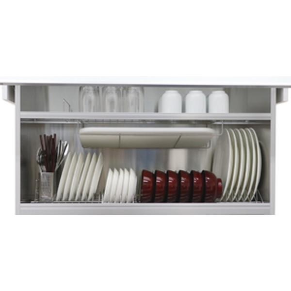 Kệ bát đĩa nâng hạ điện có sấy Kanazawa Kogyo KEL-E090D35